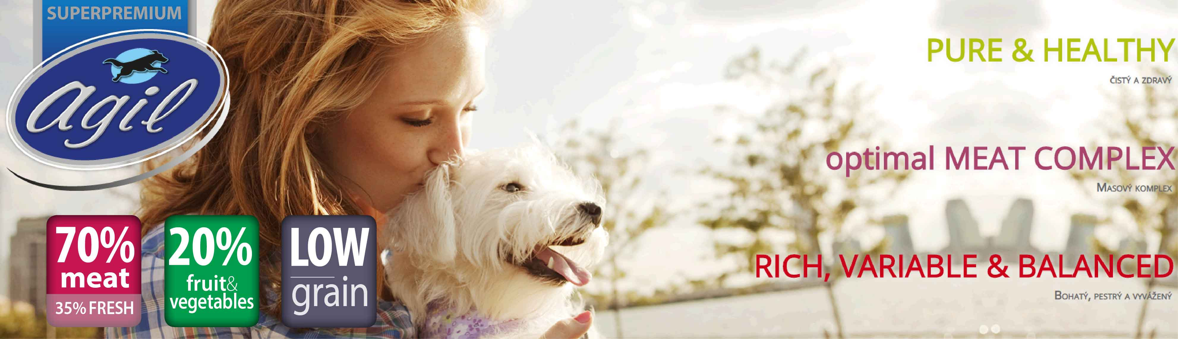 AGIL - Superpremiové krmivo 